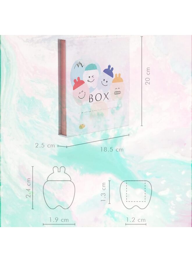 LAMAY Tooth Fairy Box for Boys, Tooth Boxes for Lost Teeth for Kids, Newborn Birthday And Shower Gift (Color : Pink) - Image 2